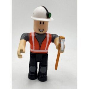 Roblox Classics Series 6 Mining Simulator Miner Mike Loose‎ Figure No Code